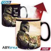 The Mandalorian hőre változó bögre 460 ml 
